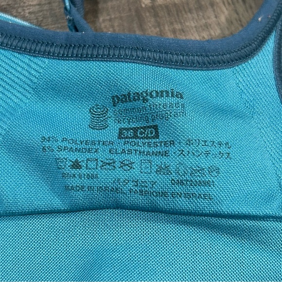 Patagonia Common Threads Unlined Sports‎ Body Bra Blue Size 36 C/D - Picture 4 of 5
